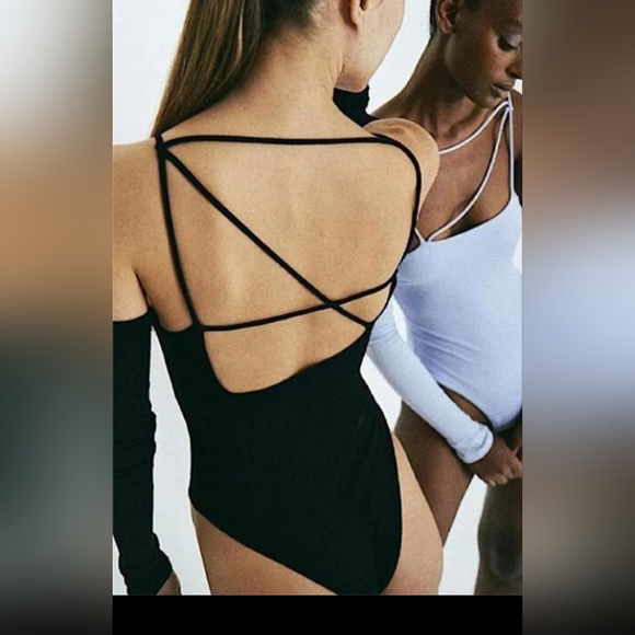 NEW Black bodysuit small - Picture 3 of 4